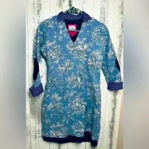 B The Collection Blue Collared Dress (Unique Find)